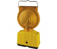 Lampe de chantier solaire clignotante