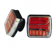 Kit feu arrière LED magnétique sans fil